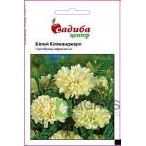 Насіння Чорнобривців Білий Кіліманджаро, 0.1г, Hem, Голландія, Садиба Центр