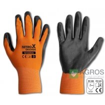 Перчатки защитные NITROX ORANGE нитрил, размер 10, RWNO10