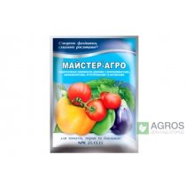 Комплексное минеральное удобрение Мастер-Агро для томатов, перца, баклажанов NPK 25.15.15, 100 г