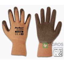 Перчатки защитные PERFECT GRIP BROWN латекс, размер 9, RWPGBR9, Bradas